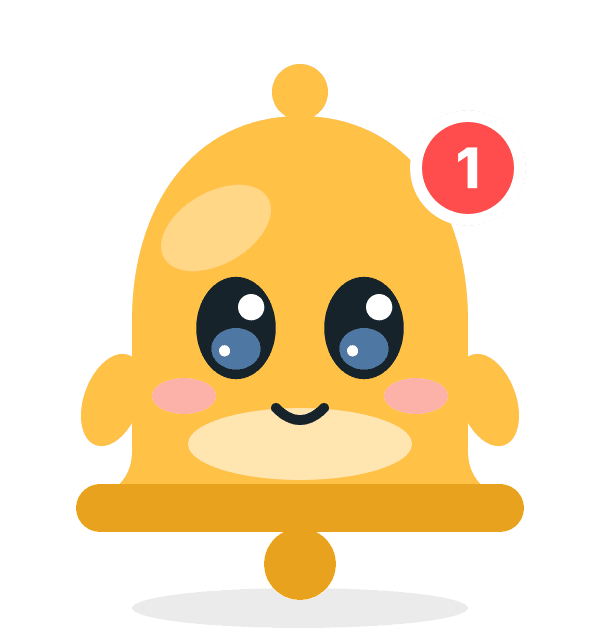 Ding, the yellow notification bell