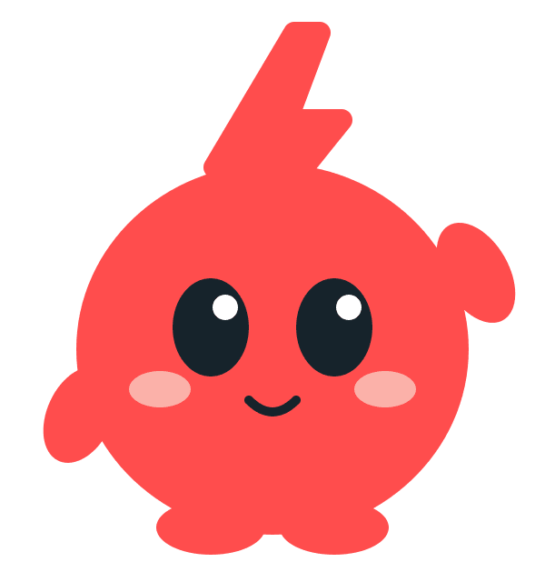Zip, the red mascot
